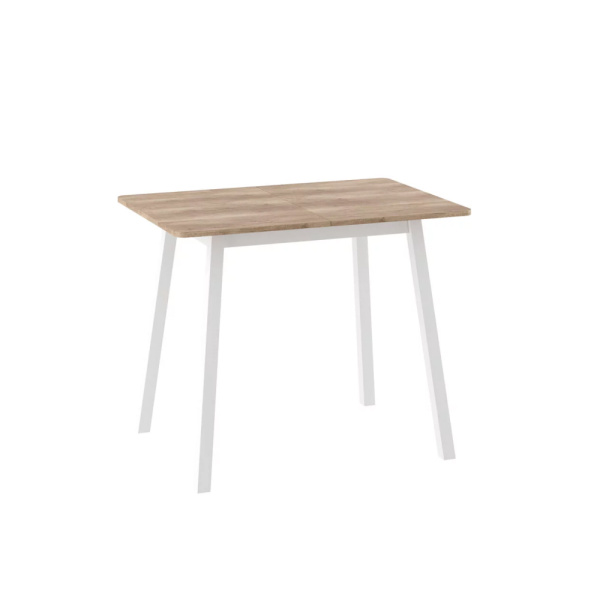 Стол TIRK RADIAL-94, раздвижной 94(126)х64, ДУБ КАНЬОН/БЕЛЫЙ